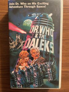 Dr Who and the Daleks first VHS release