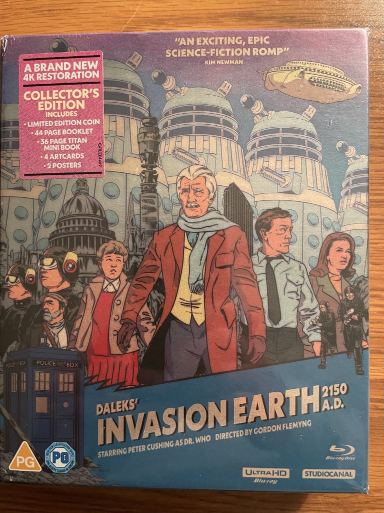 Daleks: Invasion Earth 2150 AD Blu Ray release