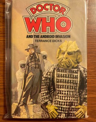 My copy of the 8th WH Allen Hardcover. You can get the protective bags from Bags Unlimited, Inc. www.bagsunlimted.com. Code SPJ The bag fits without damage to the dust jacket. I talk about that in Collection Protection on each episode. #doctorwho