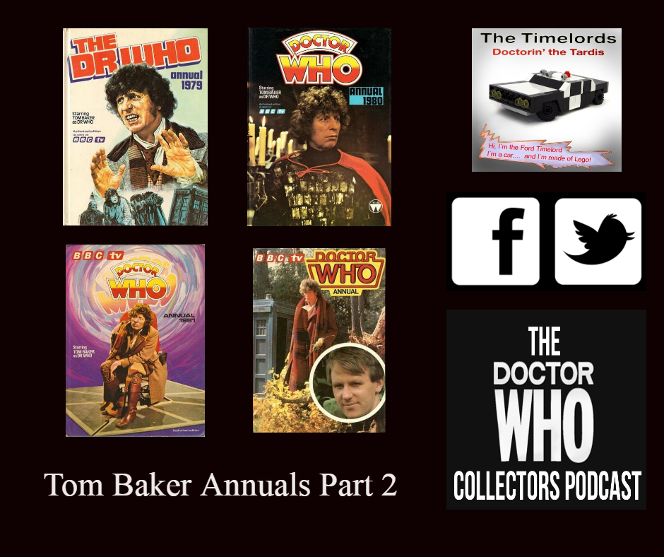 Thumbnail for Episode 15 – Tom Baker Annuals Part 2, Doctorin’ the Tardis, Live show at Chicago Tardis 2019!