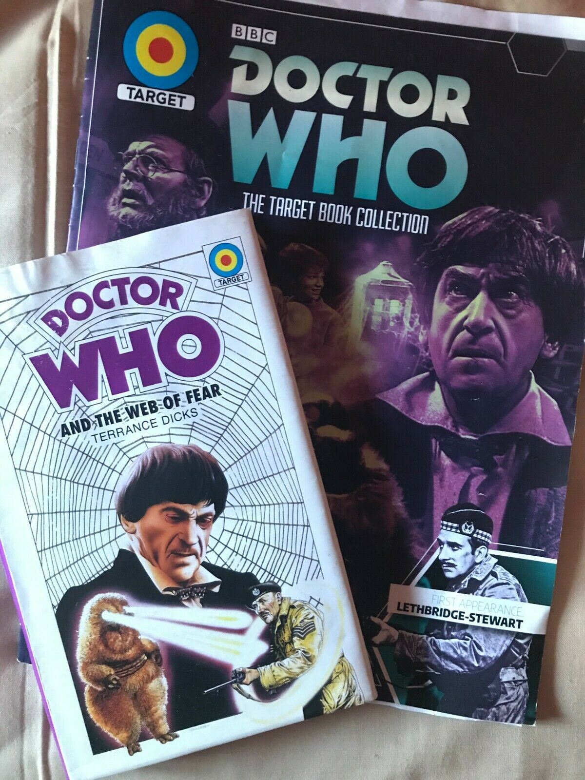 Doctor Who and the Web of Fear Target Book Collection prototype