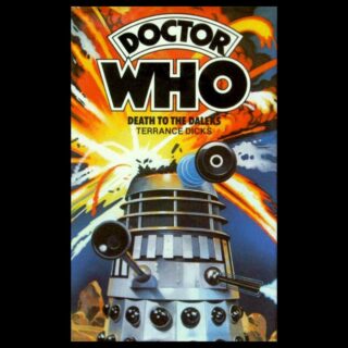 The 6th WH Allen hardcover was issued in July, 1978. This cover of the exploding Dalek was ver popular that it was also made into a poster. The cover is by Roy Knipe. I have seen this book sell for $600 is ex-library condition. Very hard to come by. #doctorwho