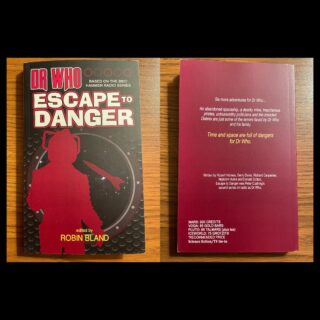 Escape to Danger is the latest AARU Book based on Peter Cushing Movie Ideas. Originally from the Target for Tommy series. I have all of the books. Some are out of print and others you can still get. 
#doctorwho